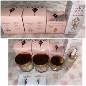 Charlotte Tillbury Magic Cream x2 , Magic Serum and Magic Eye Rescue